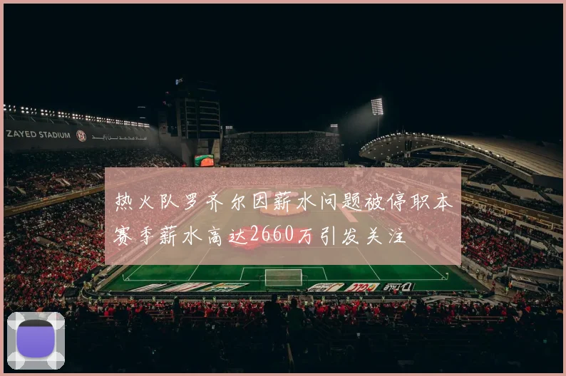 热火队罗齐尔因薪水问题被停职本赛季薪水高达2660万引发关注